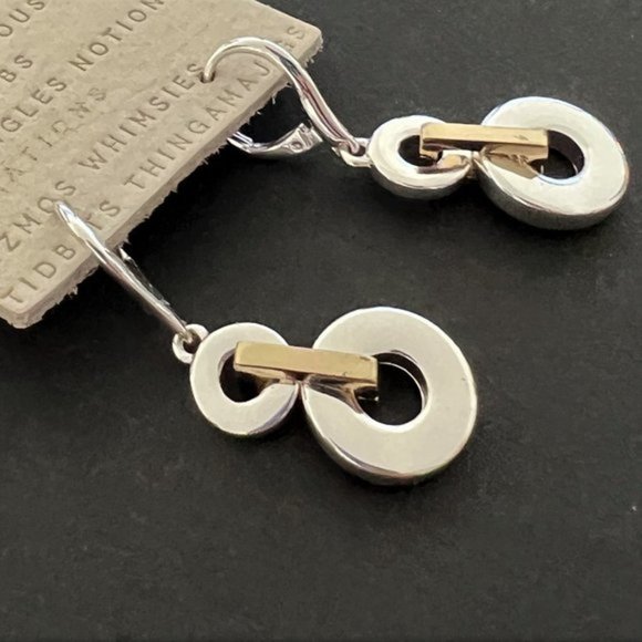 Anthropologie Link Drop Earrings - Picture 3 of 4